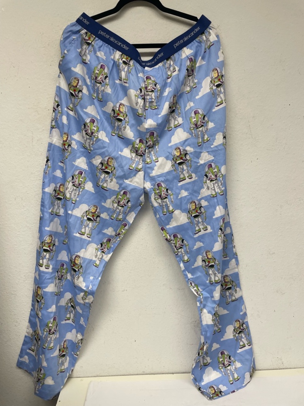 Peter Alexander Light Blue Buzz Lightyear Men's Pajama Pants Size XXL